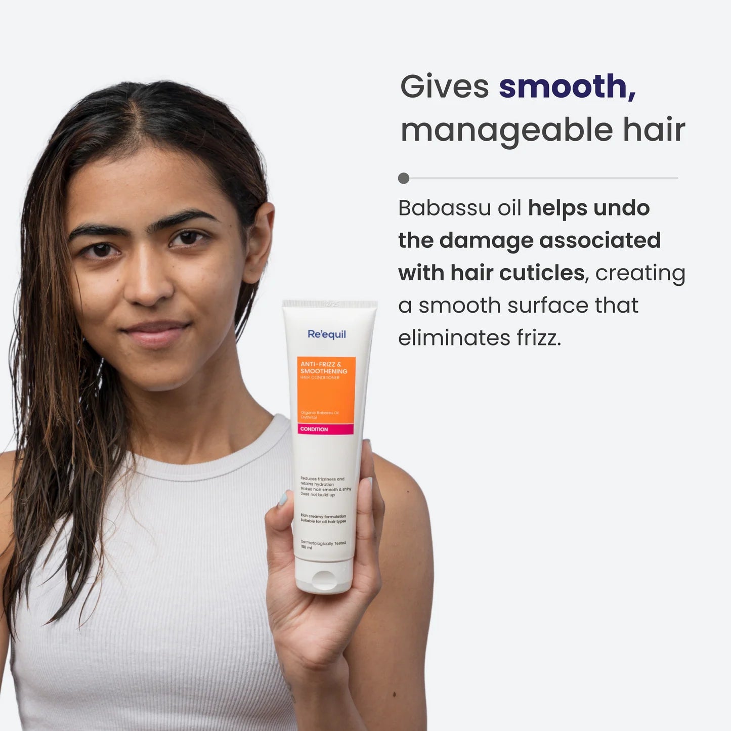 Re'equil Anti-Frizz & Smoothening Hair Conditioner(125ml)