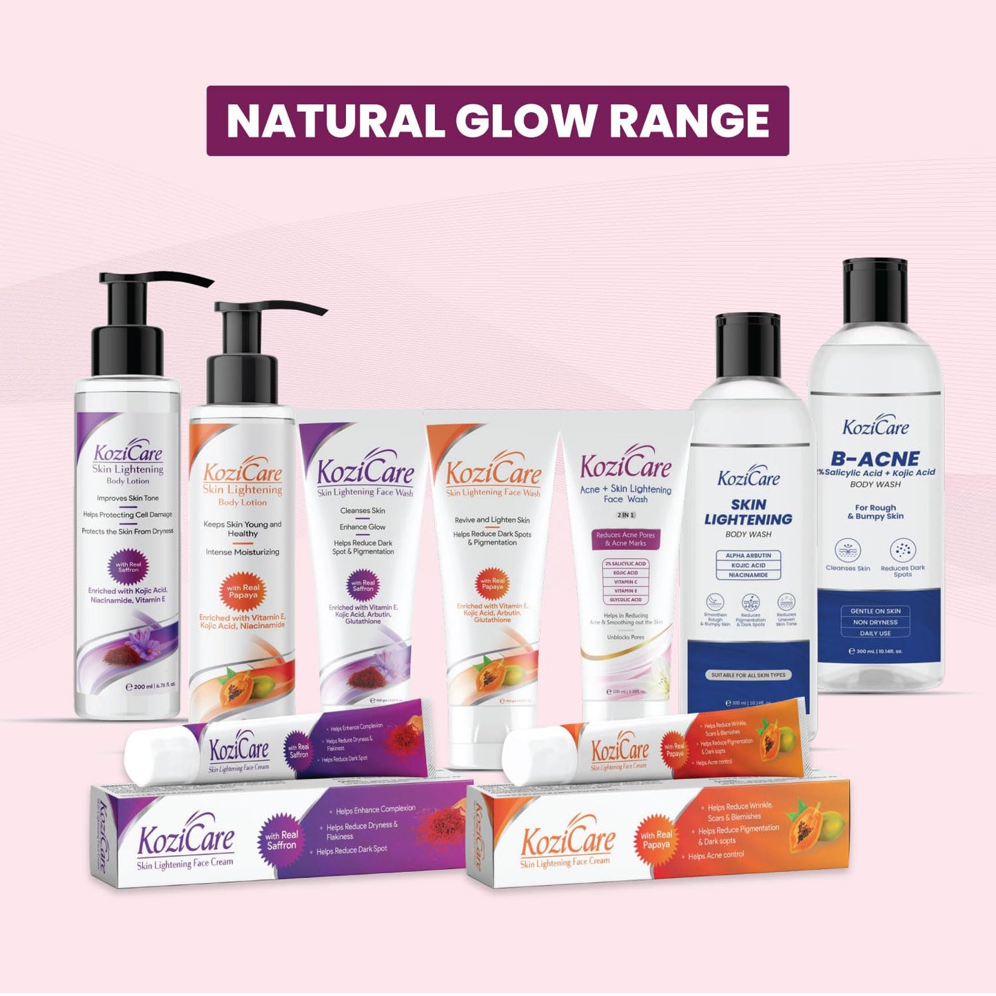 Kozicare Acne + Skin Lightening Face Wash (100gm)