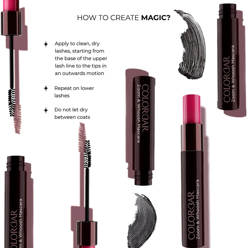 Colorbar Zoom And Whoosh Mascara  (9ml).