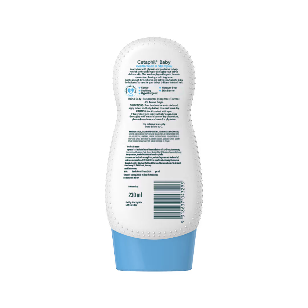Cetaphil Baby Gentle Wash & Shampoo (230ml)