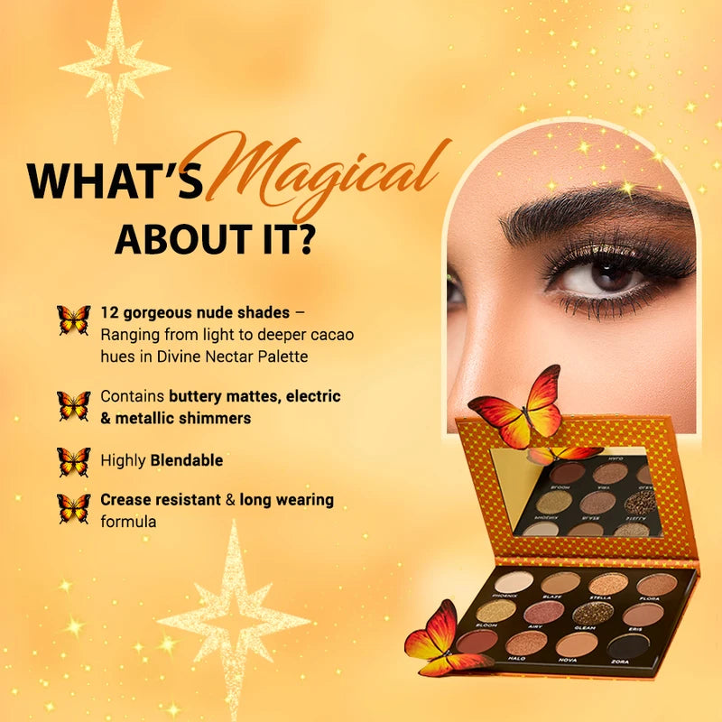 Colorbar Divine Nector Eyeshadow Palette (16.5 g)