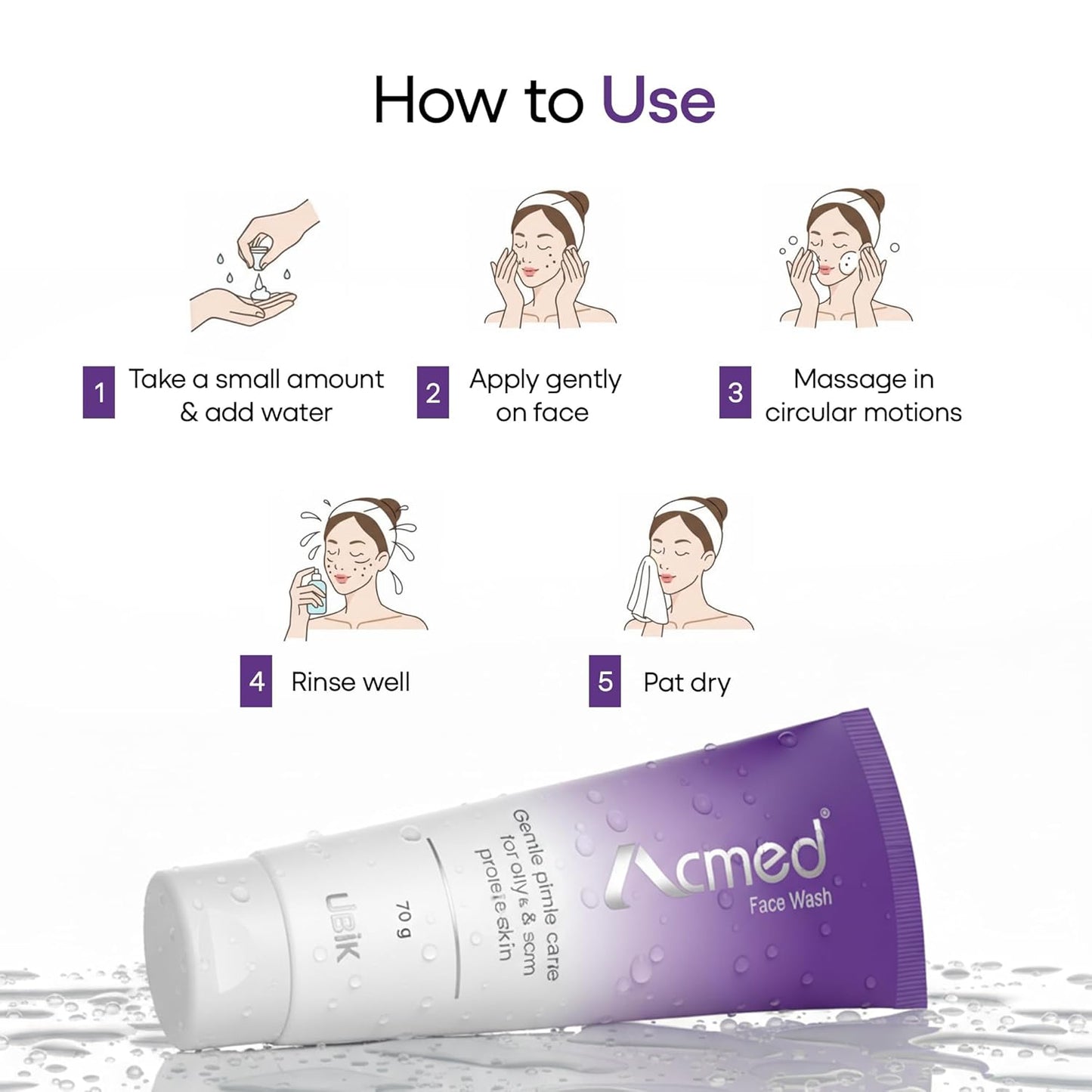 Acmed Gentle Pimple Care Face Wash