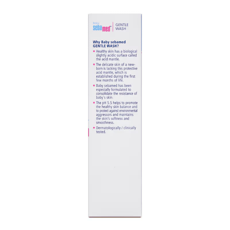 Sebamed Baby Gentle Wash, pH 5.5, Baby Body Wash, Soap Free, Tear Free