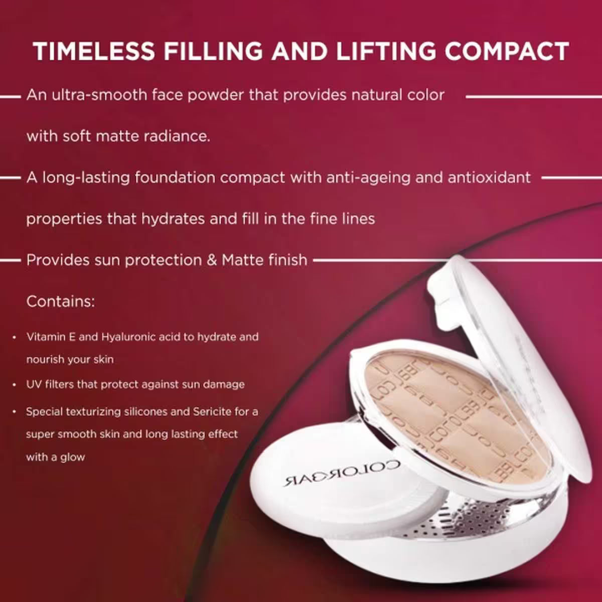 Colorbar Timeless Filling And Lifting Compact (9 g).