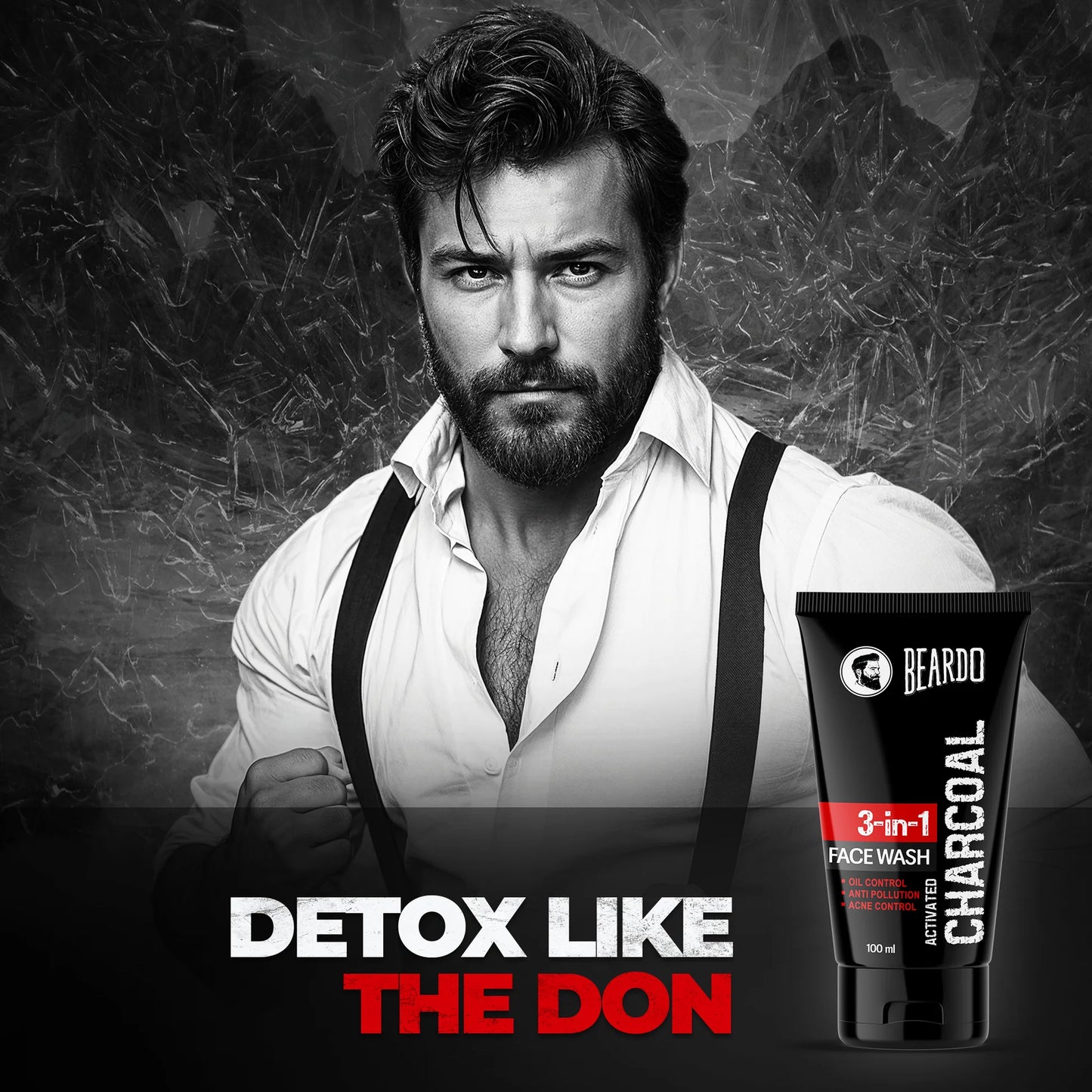 Beardo Activated Charcoal Facewash (100ml)