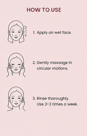 Foxtale Reset Button De-Tan Face Scrub (50 g)