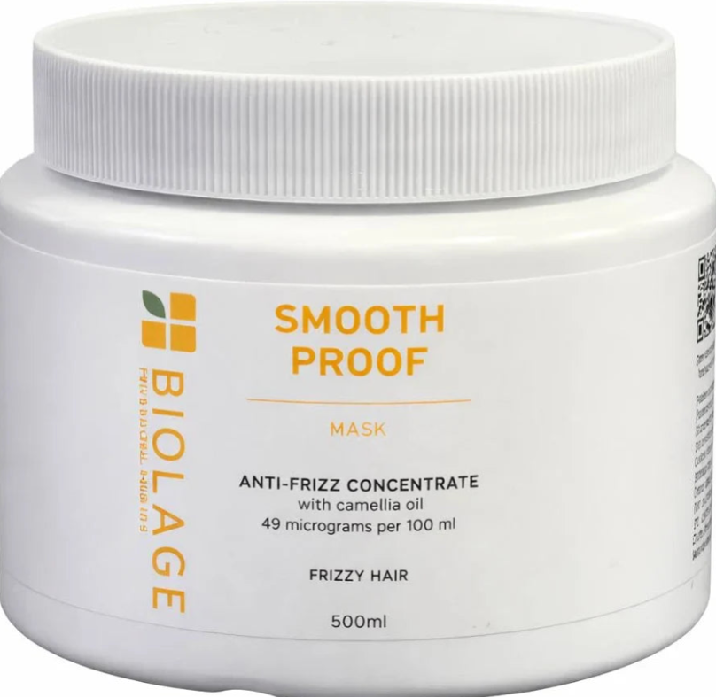 BIOLAGE Smooth Proof Shampoo (400ml) & Anti-Frizz Concentrate Masque (500ml) Combo