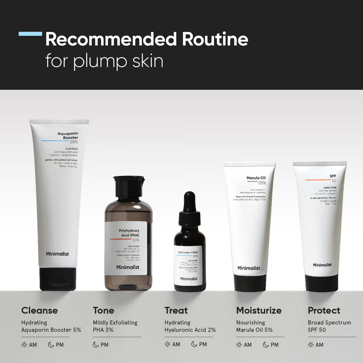 Minimalist 2% Hyaluronic Acid + PGA with Face Serum For Deep, Multilevel Hydration (30ml)