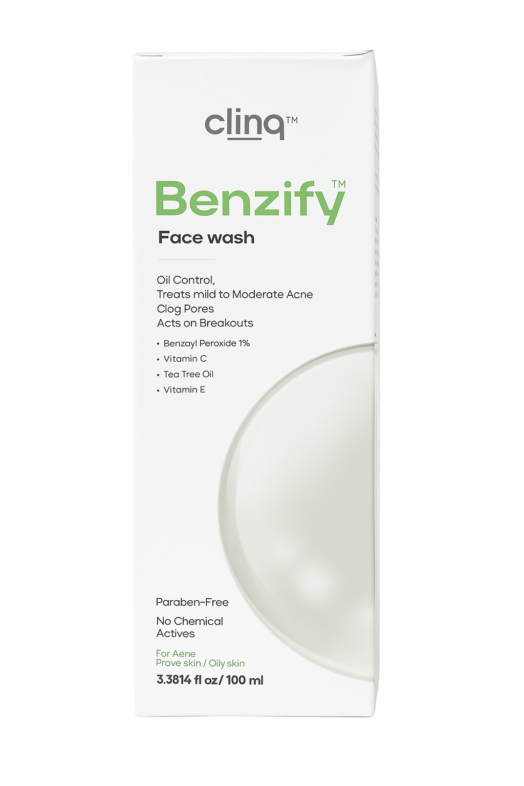Clinq Benzify Fachwash (100ml).