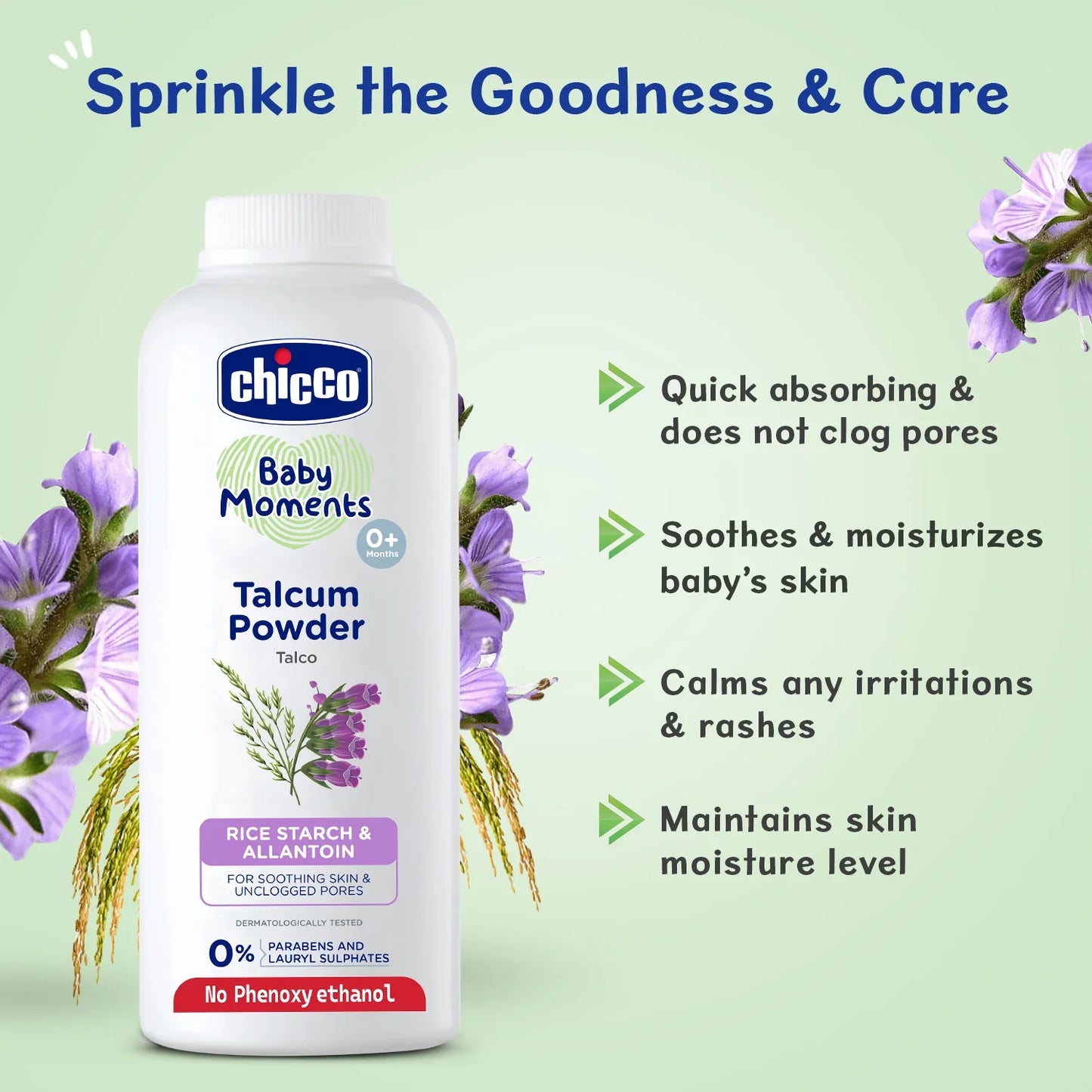 Chicco Baby Moment Talcum Powder (300g)