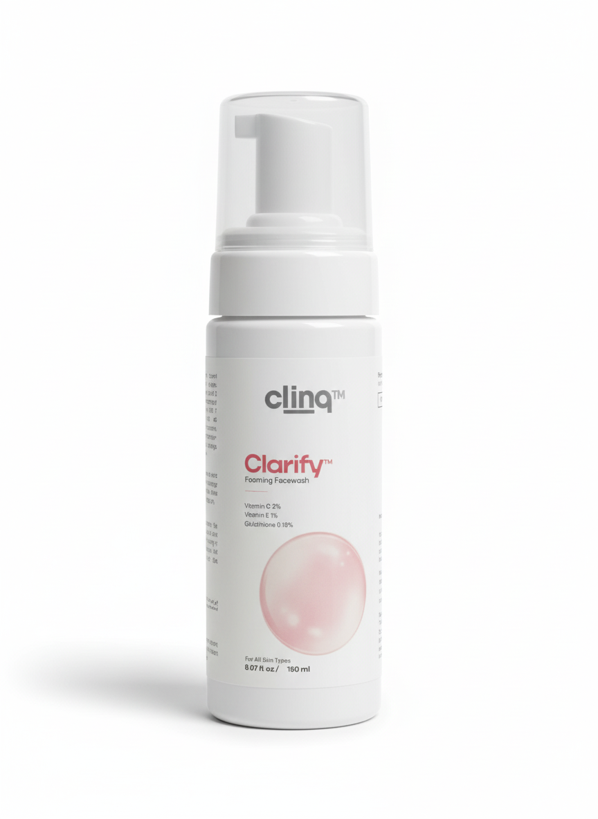 Clinq Clarify Foaming Facewash (150ml).