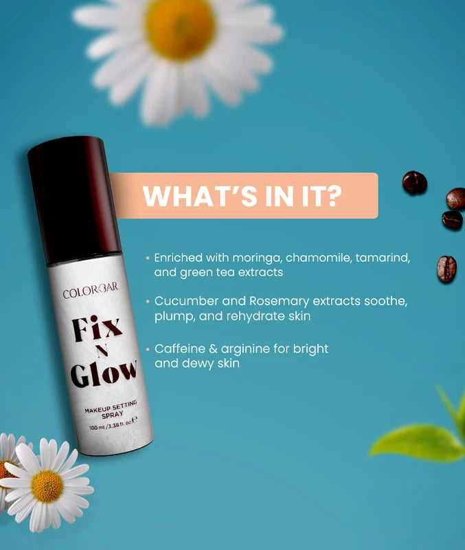 Colorbar Fix N Glow Spray (100ml).