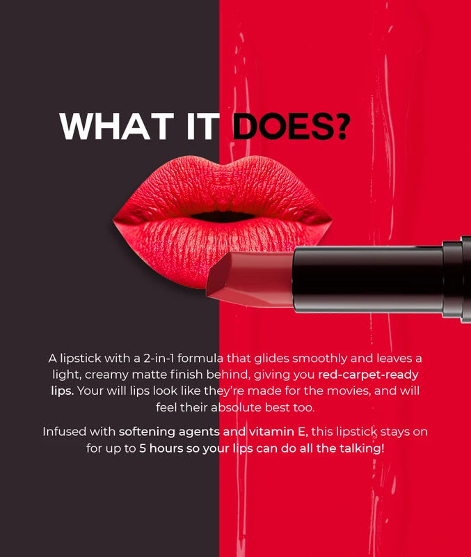 Colorbar Velvet Matte Lipstick(4.2g)