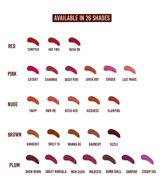 Colorbar PowerKiss Vegan Matte Lipcolor(5ml)