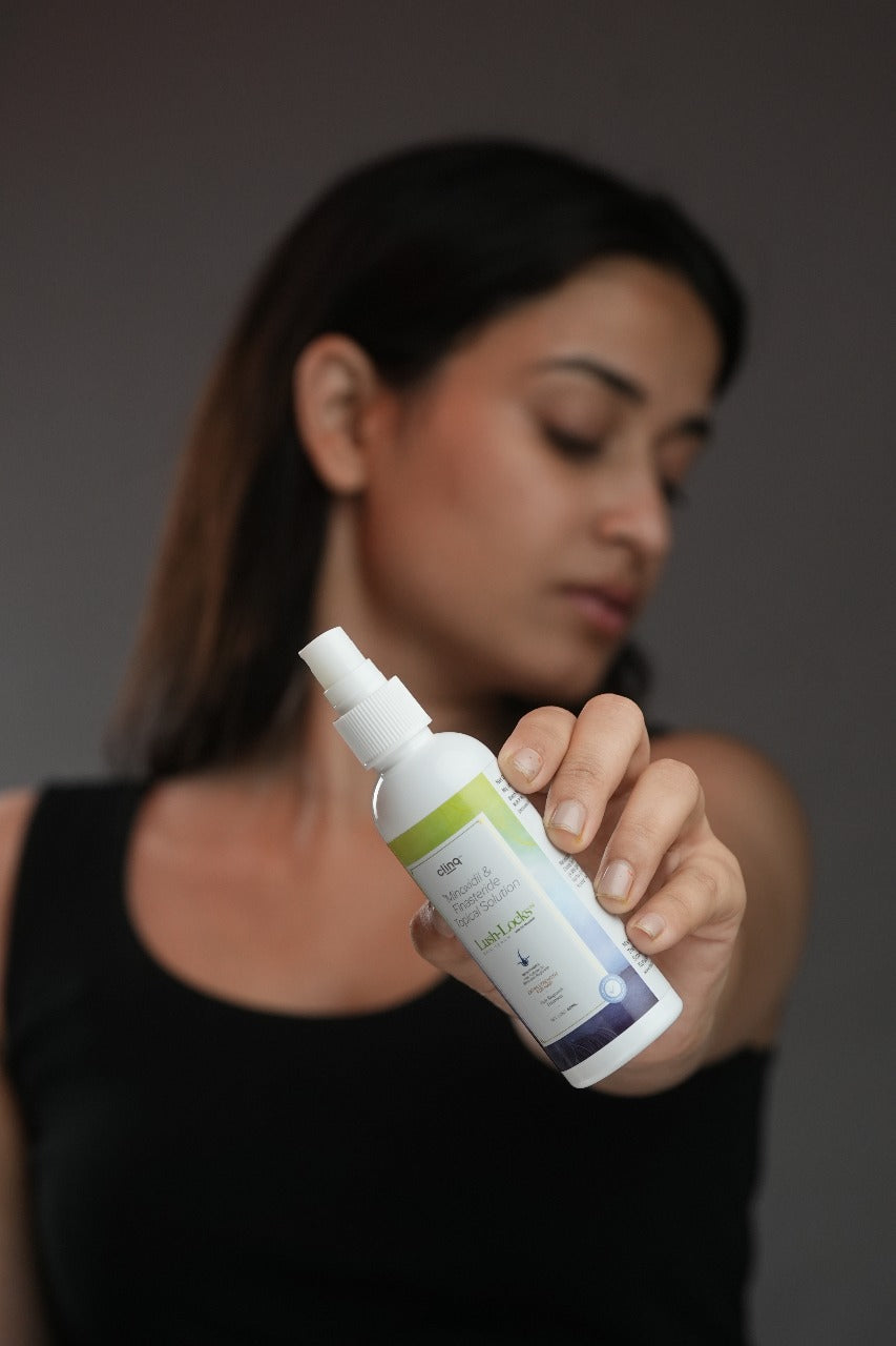 Clinq™ Lush-Locks Hair Serum — Minoxidil & Finasteride Topical Solution (60ml)