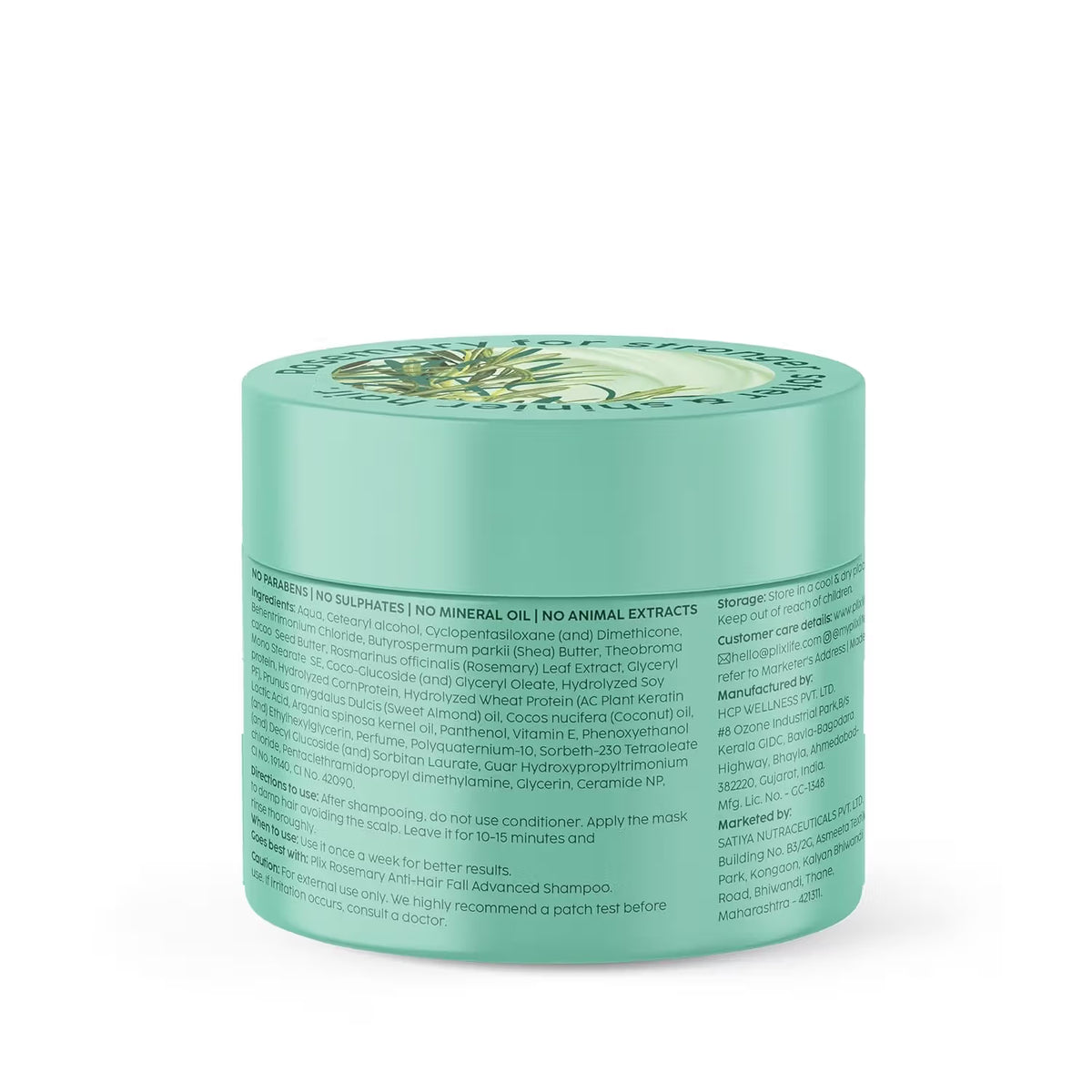 Plix Rosemary Anti-Hair Fall Treatment Advanced Hair Mask (200 g)