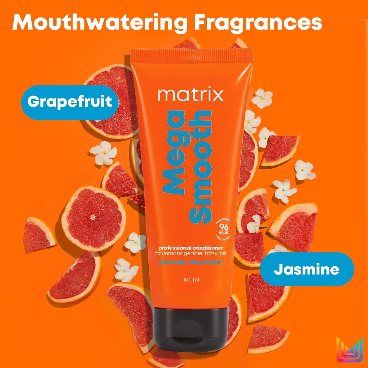 Matrix Mega Smooth Professional Conditioner For Frizzy Hair, For All Hair Types, Paraben-Free