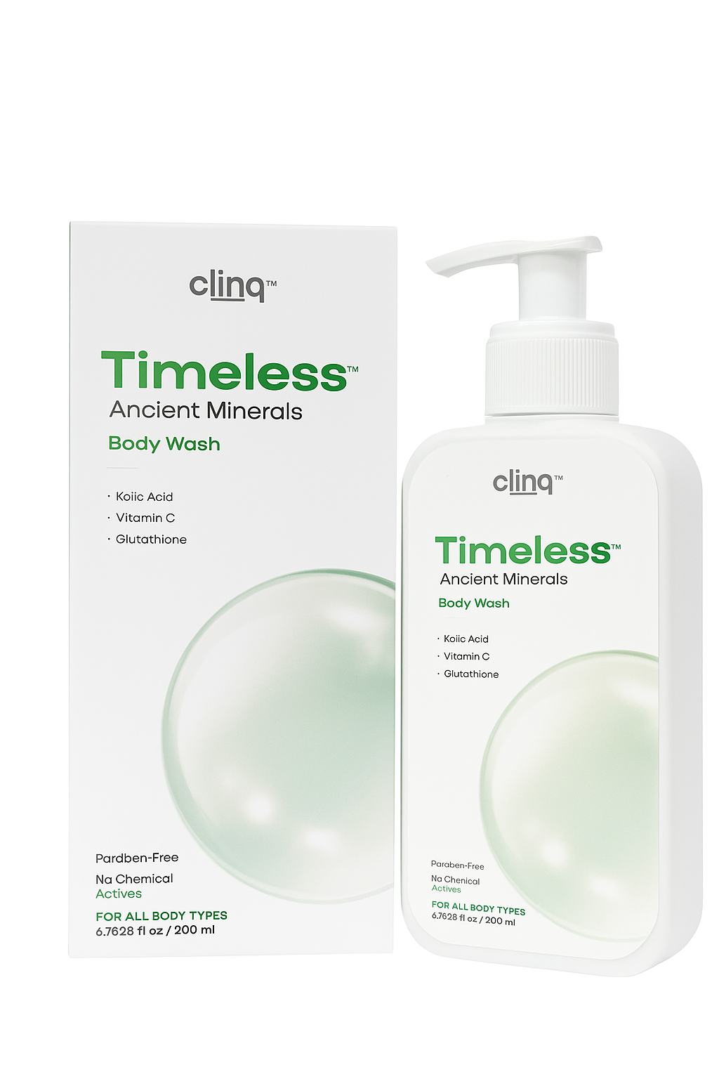The Clinq Timeless Bodywash with Ancient Minerals (200 ml)