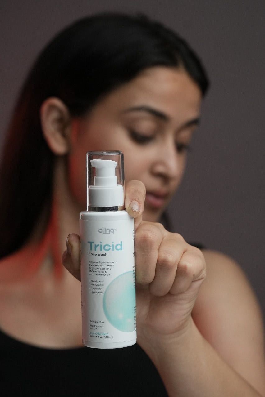 Clinq Tricid Facewash (100ml).