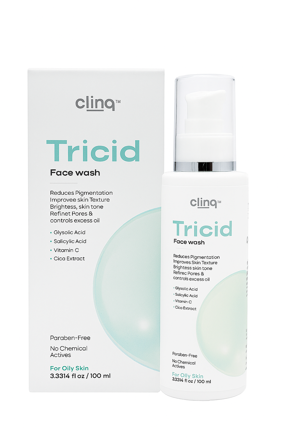 Clinq Tricid Facewash (100ml).