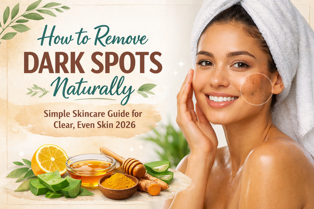 How to Remove Dark Spots Naturally (Simple Skincare Guide for Clear, Even Skin 2026)