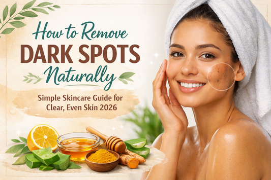 How to Remove Dark Spots Naturally (Simple Skincare Guide for Clear, Even Skin 2026)