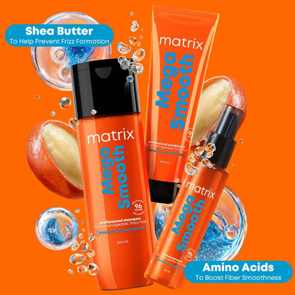 Matrix Mega Smooth Shampoo, Conditioner & Serum Combo