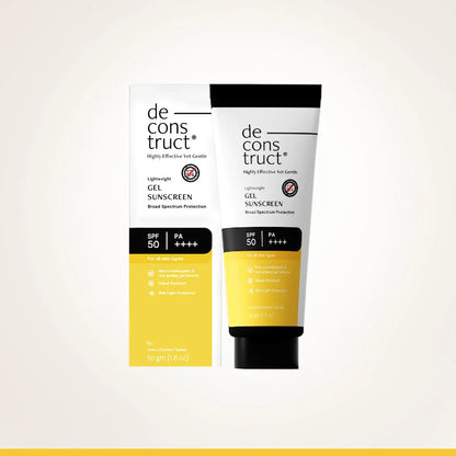 Gel Sunscreen for Oily Skin - SPF 50 PA++++(50 gm) | In-Vivo Tested