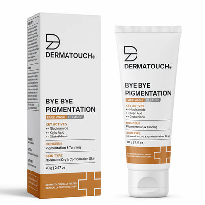 Dermatouch Bye Bye Pigmentation Face Wash for Pigmentation & Tanning (70 g).