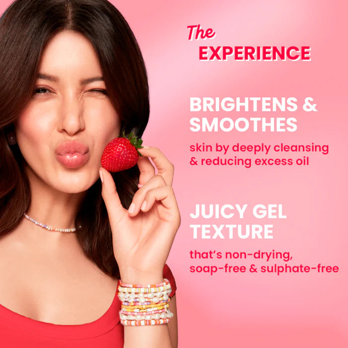 Dot & Key Strawberry Bright Niacinamide Gel Face Wash (100ml)