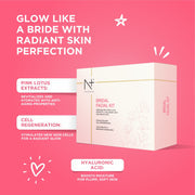 N PLUS Professional Bridal Facial Kit With Pink Lotus Extract- 630gm