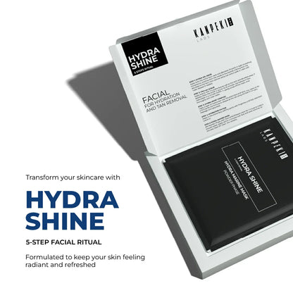 Kanpeki Hydra Shine - 5 Steps Facial Kit for Hydration & Tan Removal
