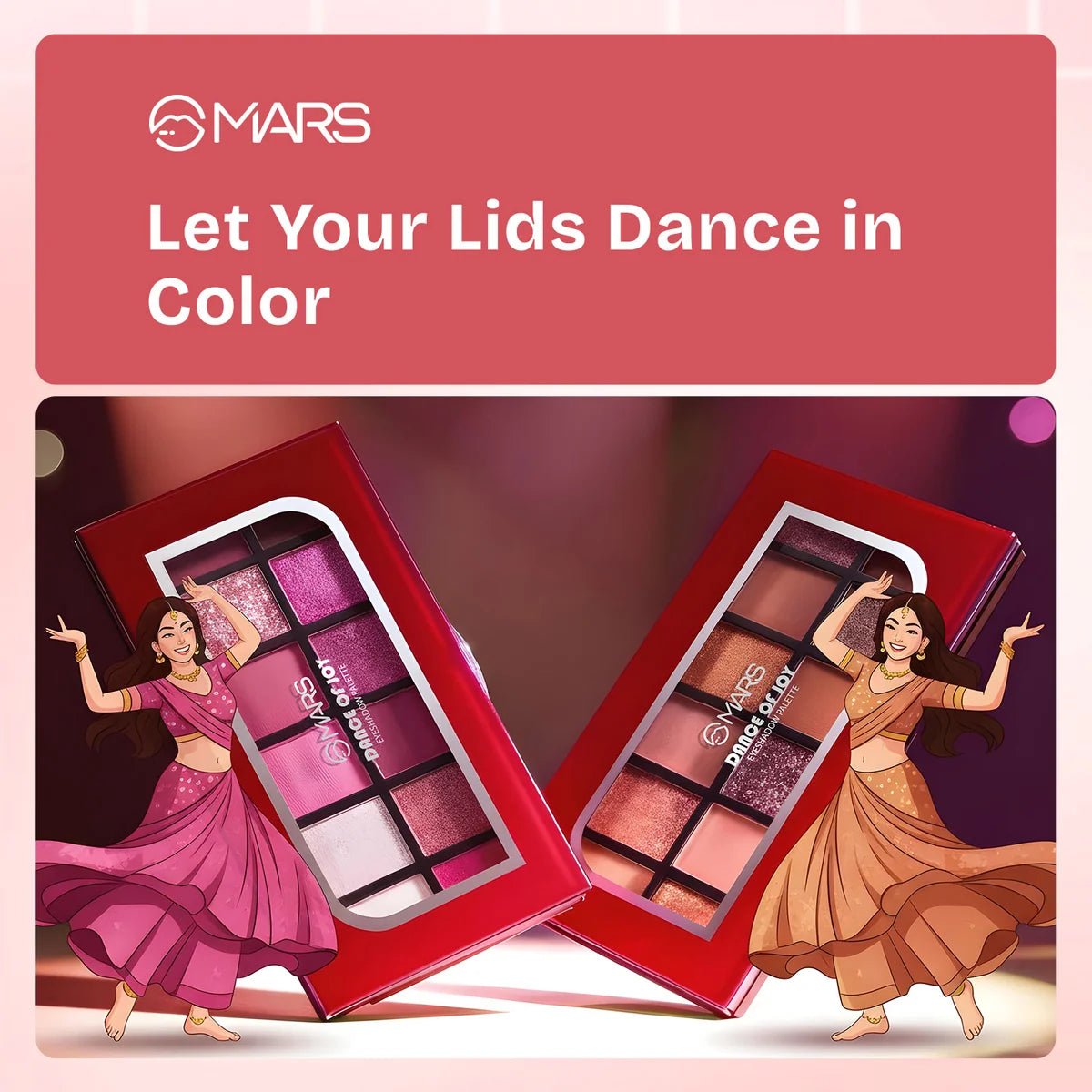 MARS 12 Color Eyeshadow Palette | Dance Of Joy (13.2 g)
