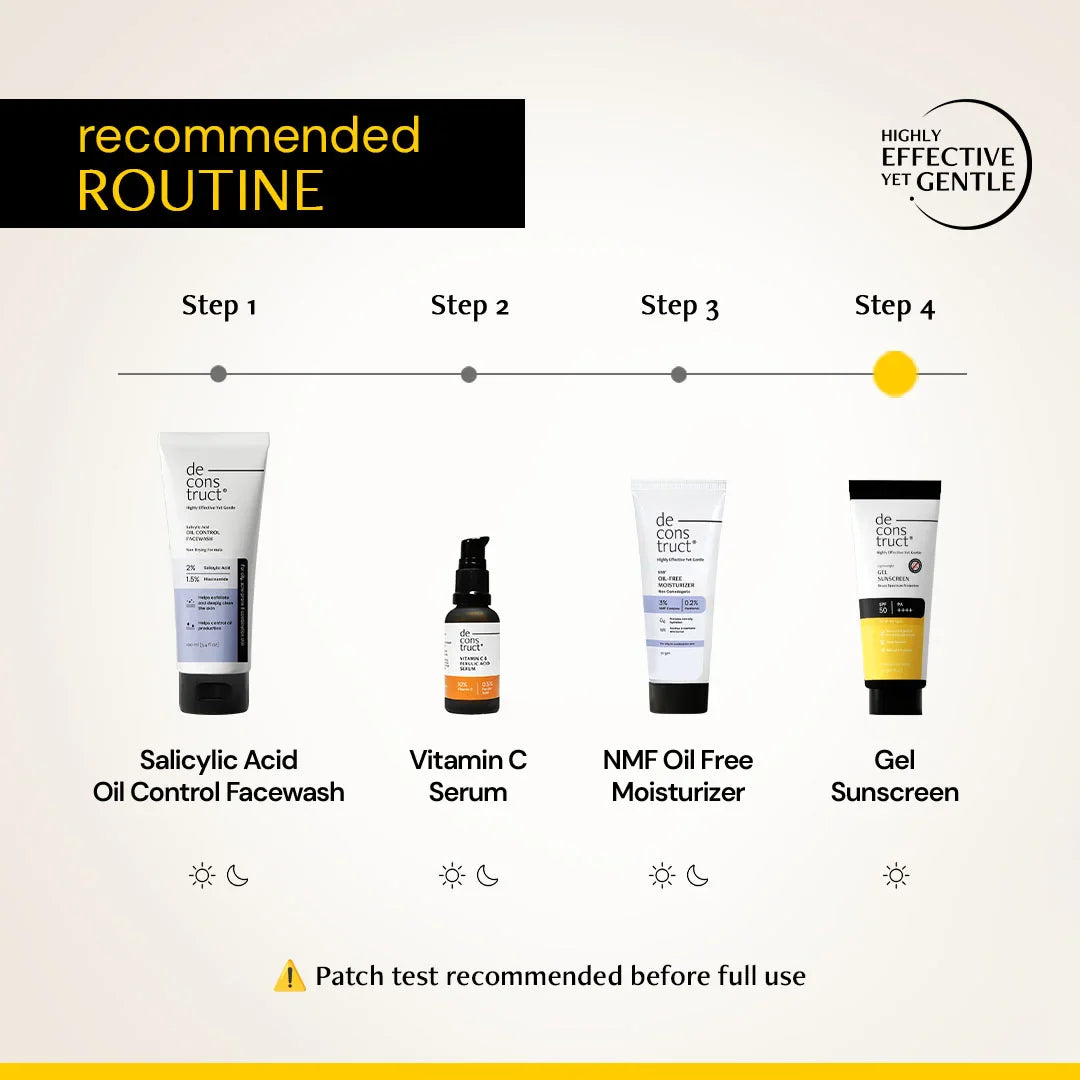 Gel Sunscreen for Oily Skin - SPF 50 PA++++(50 gm) | In-Vivo Tested