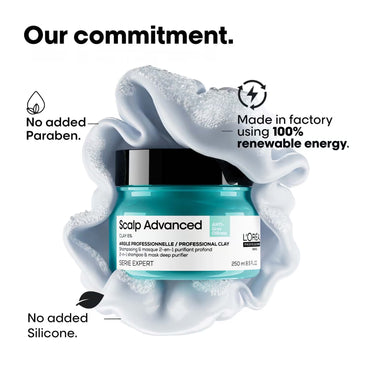 L'OREAL PROFESSIONNEL Scalp Advanced Anti-Oiliness 2-In-1 Deep Purifier Clay (250 ml)