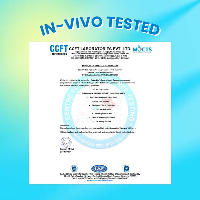 Dot & Key Lime Rush Swim + Sports Sunscreen SPF 50+ PA++++ In-Vivo Tested (50g)