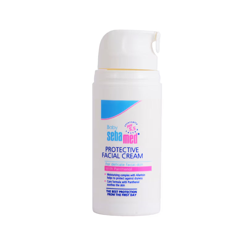 Sebamed Baby Protective Facial Cream, pH 5.5, Baby Face Cream, Ideal For Salivary Rashes (100ml)