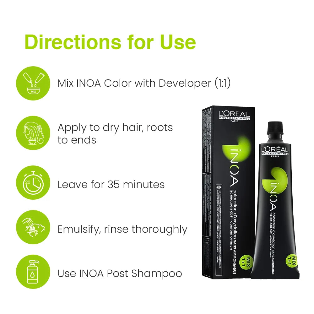 L'Oréal Professionnel Paris iNOA Hair Colour (Black)