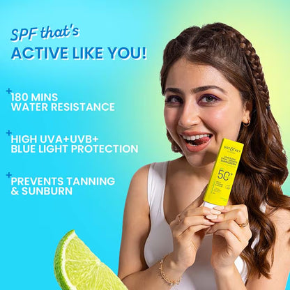 Dot & Key Lime Rush Swim + Sports Sunscreen SPF 50+ PA++++ In-Vivo Tested (50g)