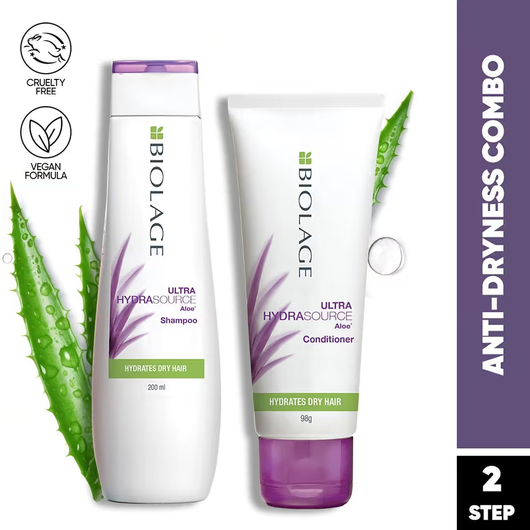 Biolage HydraSource Plus Aloe Shampoo (200ml) & Conditioner (98g) Combo