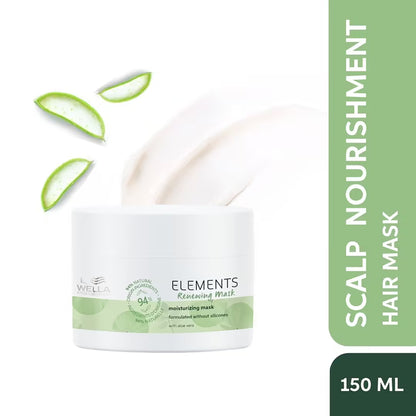Wella Professionals Elements Renewing Sulphate Free Hair Mask for Frizz-Free Hair (150ml)