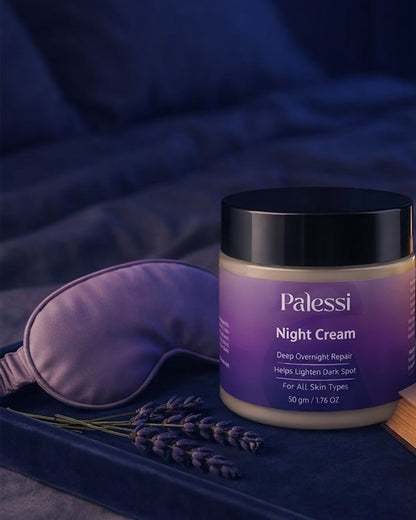 Palessi Night Cream for Glowing Skin (50gm)