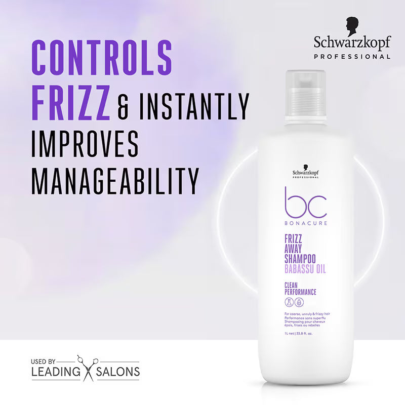 Schwarzkopf Professional Bonacure Frizz Away Shampoo(1000ml)