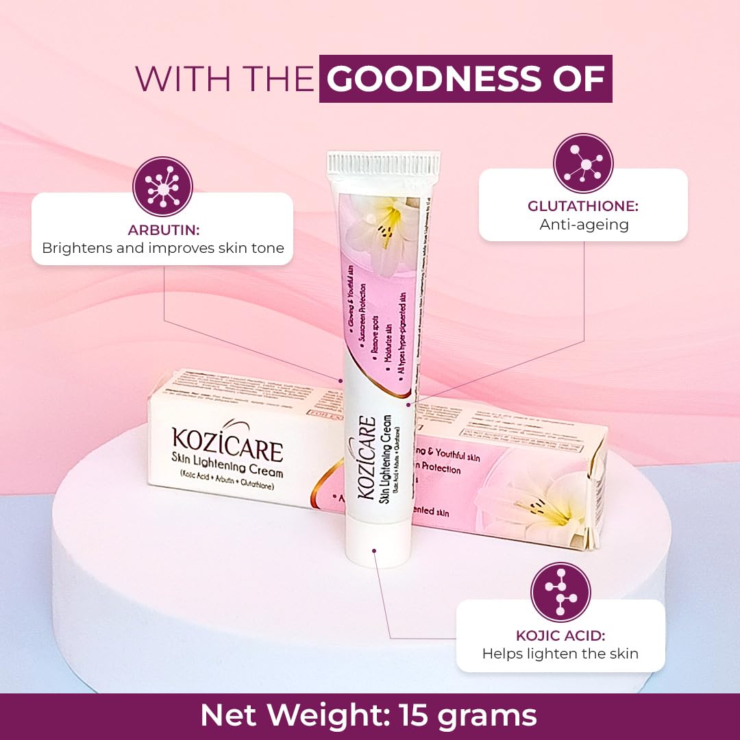 Kozicare Skin Lightening Non-Sticky Cream (15gm)