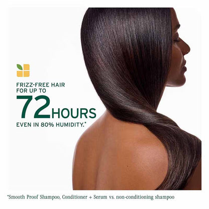 BIOLAGE Smooth Proof Anti-Frizz Shampoo with Camellia oil and Glycerin for 72HR Frizz Control (200ml)