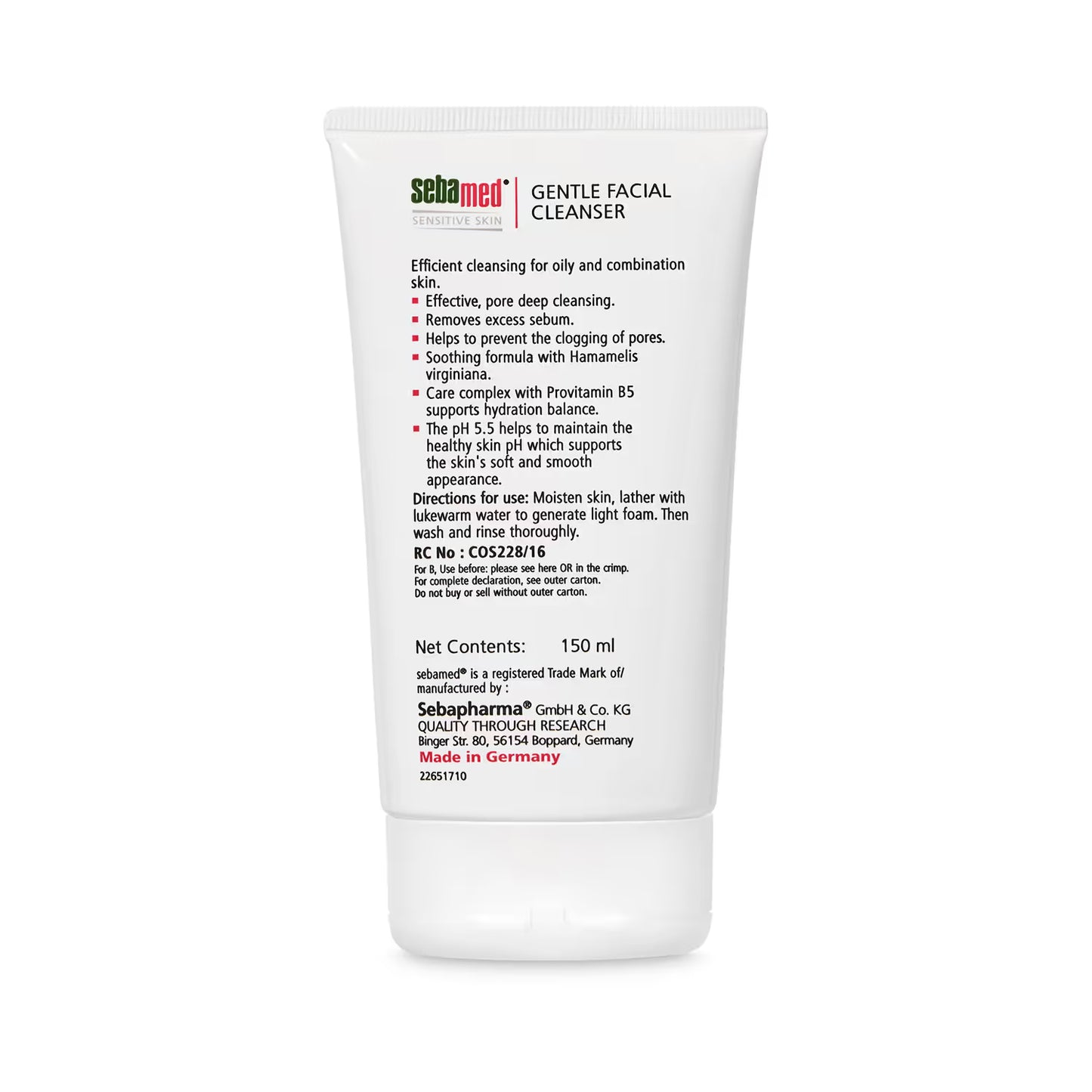 Sebamed Gentle Facial Cleanser (150 ml)