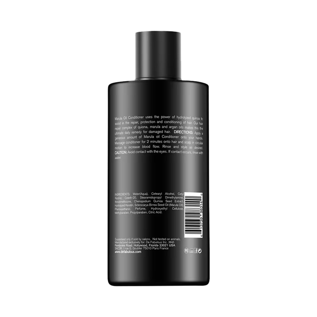 De Fabulous Marula Oil Conditioner with Ultimate Repair for Damaged Hair (250ml)
