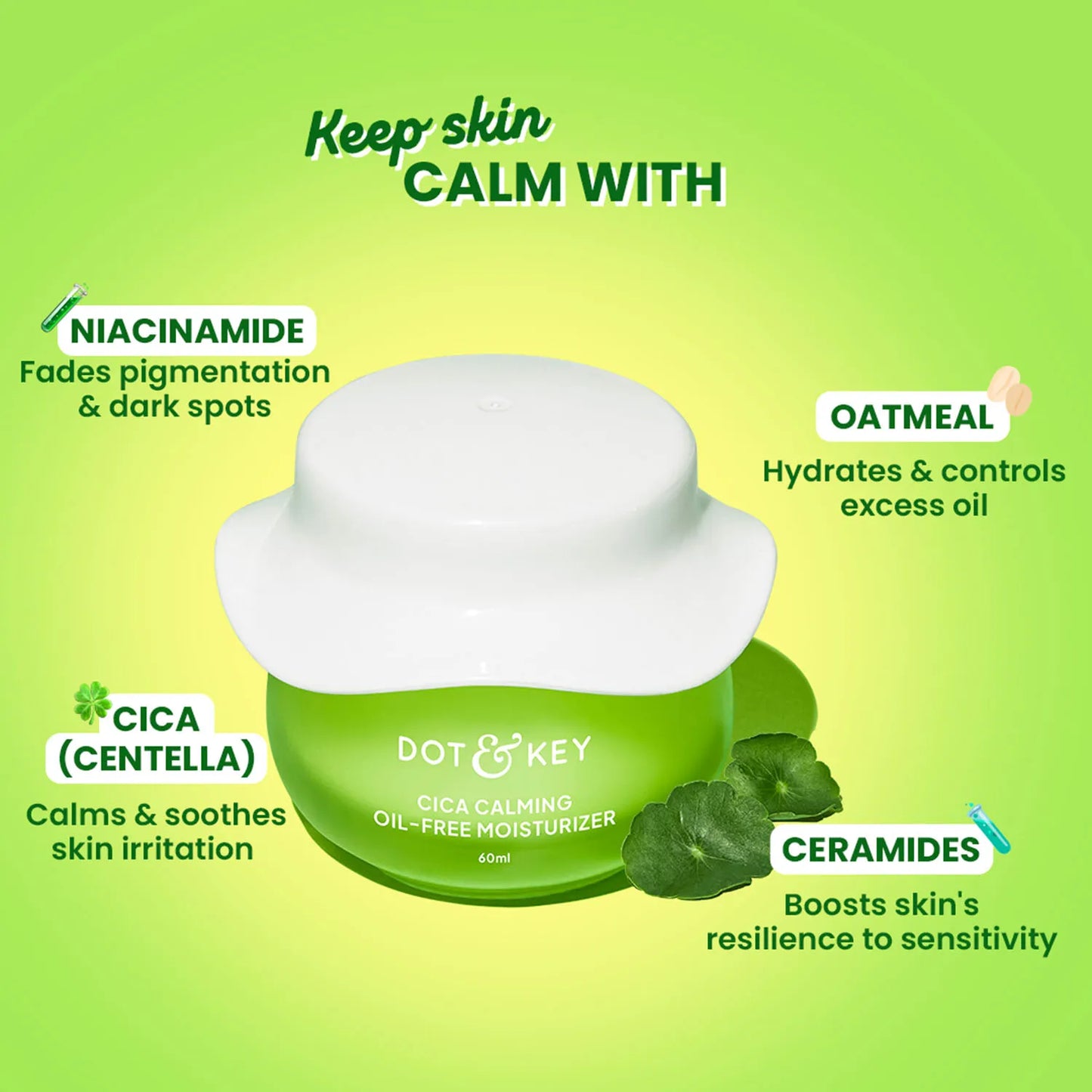 Dot & Key CICA + Niacinamide Oil-Free Moisturizer
