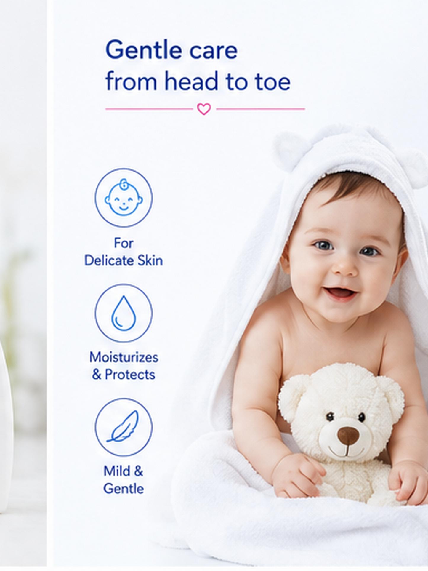 Sebamed Baby Shampoo (500 ml) + Baby Gentle Wash (400 ml) + Baby Body Lotion (400 ml)