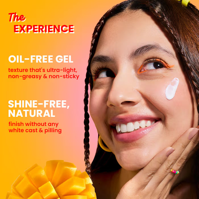 Dot & Key Mango Detan Gel Sunscreen In-Vivo Tested SPF 50+ PA++++, Oil-Free Formula (50g)